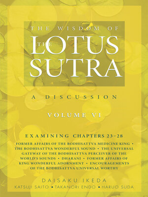 cover image of The Wisdom of the Lotus Sutra, Volume 6